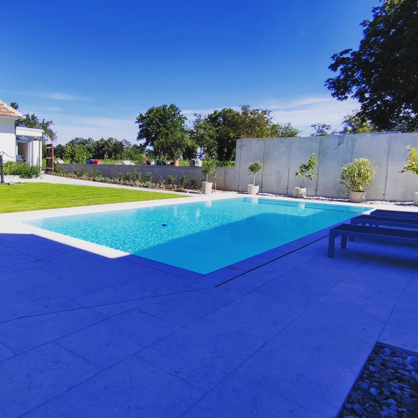 Pooltime Exklusiv Overflow PP pool Balanstank 4 x 10 x 1,5 m